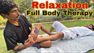 ASMR  NEW AMAZING RELAXING SKILLS FOR MASSAGE THERAPY MASTER SAJJU’s NEW AVATAR  ANTISTRESS [upl. by Notxap354]