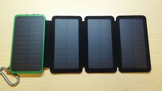 4 Panel Solar Power Bank Review by Stealth Angel Survival [upl. by Airla]