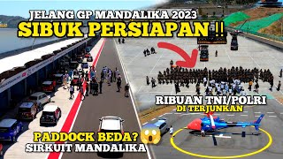 Wah Begini sibuk persiapan sirkuit Mandalika jelang MotoGP 2023 [upl. by Eeleimaj699]