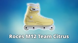 Roces M12 LO Team Citrus  Aggressive Inline Skates [upl. by Yert]