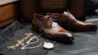 Handcrafting Premium Mens Shoes  Maglieriapelle [upl. by Sturrock59]