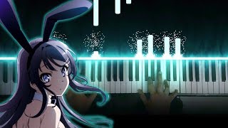 Seishun Buta Yarou wa Bunny Girl Senpai no Yume wo Minai ED  quotFukashigi no Cartequot Piano [upl. by Elset509]