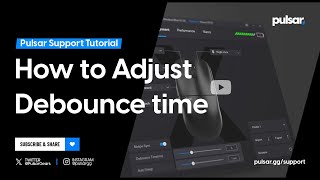 How to Adjust Debounce time  Pulsargg Tutorial [upl. by Shulamith]