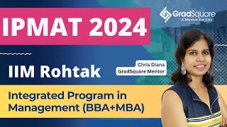 IPMAT Rohtak 2024  IIM Rohtak IPM Program Information Important Dates Eligibility [upl. by Adnirol434]