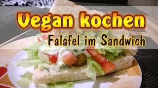 Rezept Vegane Falafel selber machen  Veganer Döner  Vegan kochen [upl. by Eisse535]