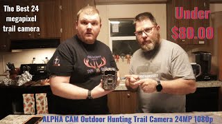 The best trail camera under 8000 ALPHA CAM Outdoor Hunting Trail Camera 24MP 1080p [upl. by Adnohsel]