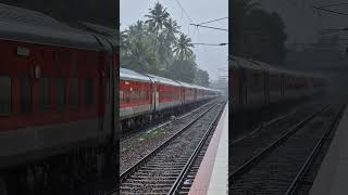 Veraval express with rainkerala rain [upl. by Burkley]