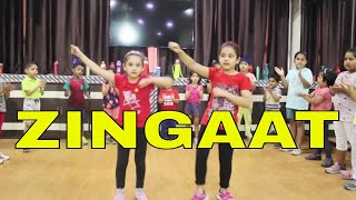 Zingaat Hindi  Dhadak  Cute Girls Dance Performance  Step2Step Dance Studio Dance Steps For Kids [upl. by Roxana998]