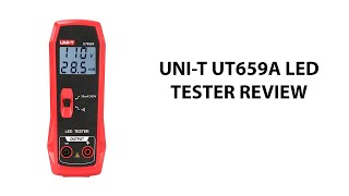 UNIT UT659A LED TESTER REVIEW [upl. by Beilul]