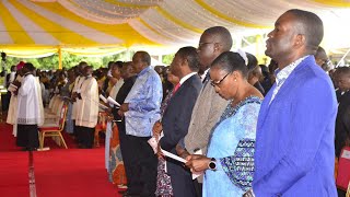 LIVE UHURU KENYATTA SPEAKER WETANGULA EDWIN SIFUNA AND OTHER LEADERS ATTENDING CHURCH SERVICE [upl. by Atterehs25]