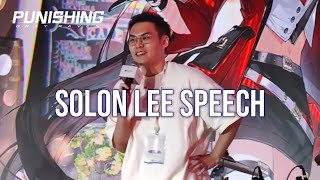 Solon Lee Speech At Event quotWith You in the Futurequot  Commandants Tea Party【PGR】 [upl. by Erickson567]