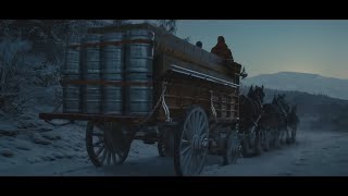 Budweiser Old School Delivery Clydesdales Back to Super Bowl [upl. by Llehcam]