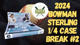 2024 BOWMAN STERLING 14 CASE BREAK 2  LIVE 10112024 [upl. by Onitnerolf]