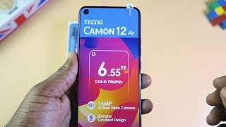 Tecno Camon 12 Air  Unboxing and Review English [upl. by Marleah]