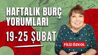 FİLİZ ÖZKOL İLE HAFTALIK BURÇ YORUMLARI  19  25 ŞUBAT 2024 [upl. by Eurydice]