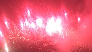 Fireworks at Carmarthen bonfire night bonanza [upl. by Ellicul]