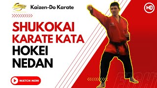 Shukokai Karate Kata  Hokei Nedan [upl. by Ramedlab]