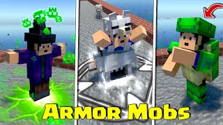 KITA MENCOBA ARMOR MOBS ADA KEKUATANNYA DI MCPE [upl. by Meirrak]