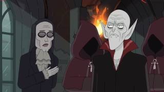 Rick And Morty Vampire Credit Scene Unbleeped [upl. by Ner]