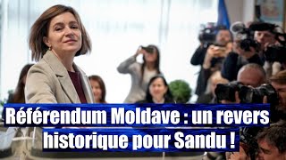 Référendum Moldave  un revers historique pour Sandu [upl. by Ackerley]