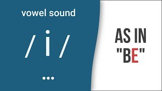 Vowel Sound  i  as in quotbequot  American English Pronunciation [upl. by Ahsenet852]