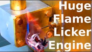 Huge Flame Licker Engine [upl. by Abeh53]