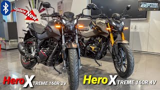 Hero Xtreme 160R 4v Dual Channel ABS Vs Xtreme 160r 2v New Model 2024 Comparison Which is Best Bike [upl. by Philbrook425]