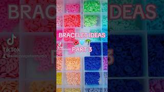 woohoo i love sharing bracelet ideas 🩷🩵🌺 ps its launch day beads claybeads braceletideas [upl. by Yasmeen267]