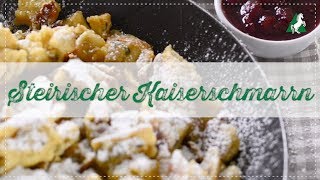 Steirischer Kaiserschmarrn Rösselmehl Backvideo [upl. by Alleira]