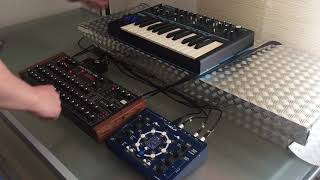 Conductive Labs The NDLR controls DSI Prophet 08 and Novation Bass Station 2 [upl. by Cherice]