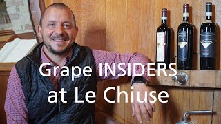 Grape INSIDERS Le Chiuse winery in Montalcino [upl. by Arateehc10]