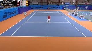 BRUNCLIK Petr CZE VS GAILLARD Timeo SUI  Tennis Club Auray  Auray 3 [upl. by Aioj]