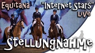 Stellungnahme zu unserem Auftritt auf der Equitana quotInternet Stars livequot [upl. by Nnahsal988]