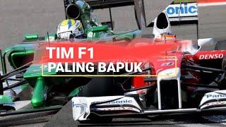 5 Tim Paling Bapuk Di F1 [upl. by Nyrhtac]