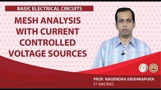 Mesh analysis with current controlled voltage sources [upl. by Idham]