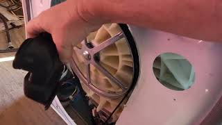 Splendide 2100xc RV washerdryer combo not drying repair and install Vassmotorsports [upl. by Derraj]