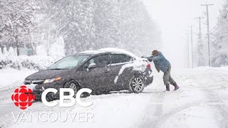 Freezing rain forecast for parts of BC drivers warned of dangerous road conditions [upl. by Kamerman]