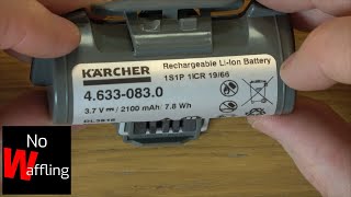 How to REPLACE BATTERY in Karcher Window Vac WV5  Beginners guide [upl. by Beesley]