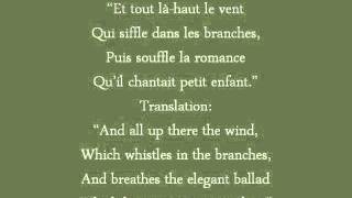 Vive le VentWith Lyrics and Translation [upl. by Trill39]