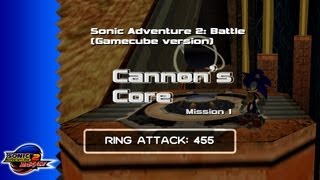 Sonic Adventure 2 Battle GCEmu  Cannons Core M1  455 Rings [upl. by Ramo]