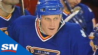 Brett Hull Scores 59th Goal To Break His Dads Single Season Record  This Day In Hockey History [upl. by Ameg950]