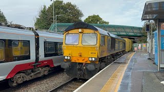 66714 4R02 Colchester  Felixstowe 141024 [upl. by Eemla]