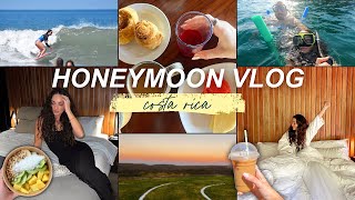 HONEYMOON VLOG spend 10 days with us in costa rica romantic forest bungalow  beach getaway [upl. by Nwotna299]