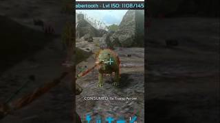 I Tame Sabertooth Ark Mobile shorts [upl. by Lamiv]