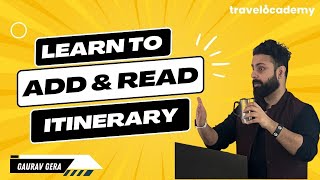 How to ADD and READ Itinerary on Amadeus  Amadeus Session4  Travel Training  Free Online Classes [upl. by Bernarr511]