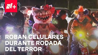 Motociclistas de quotRodada del Terrorquot realizan disturbios y roban celulares a peatones  En Punto [upl. by Haletky109]