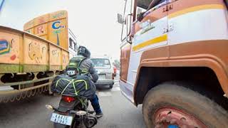 Bangalore to Kodaikanal  Exiting Bangalore  On Aprilia RS 457 amp Honda CBR 250R  RAW 360 Video [upl. by Malik]