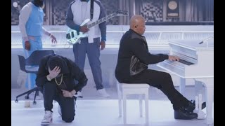 Eminem Takes A Knee At The Superbowl Halftime Show [upl. by Laforge]