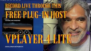 Use Any Plug In Live with V Player 4 Lite a FREE Plug In Host for Mac and Windows [upl. by Aihsined]