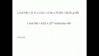 Calcular partículas a partir de gramos [upl. by Bancroft]